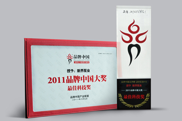 Премия в области науки и техники: Китайская марка 2011